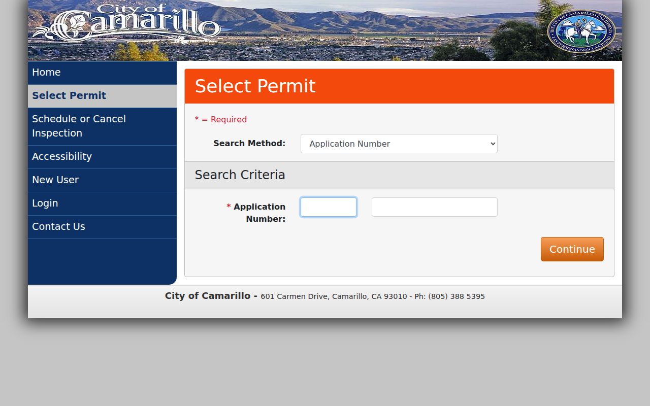 Camarillo street directory legacy permit address search
