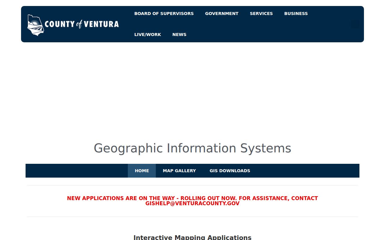 Camarillo street directory Ventura County GIS parcel viewer